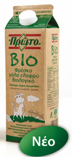 Φρέσκο Βιολογικό Γάλα Ελαφρύ 1L